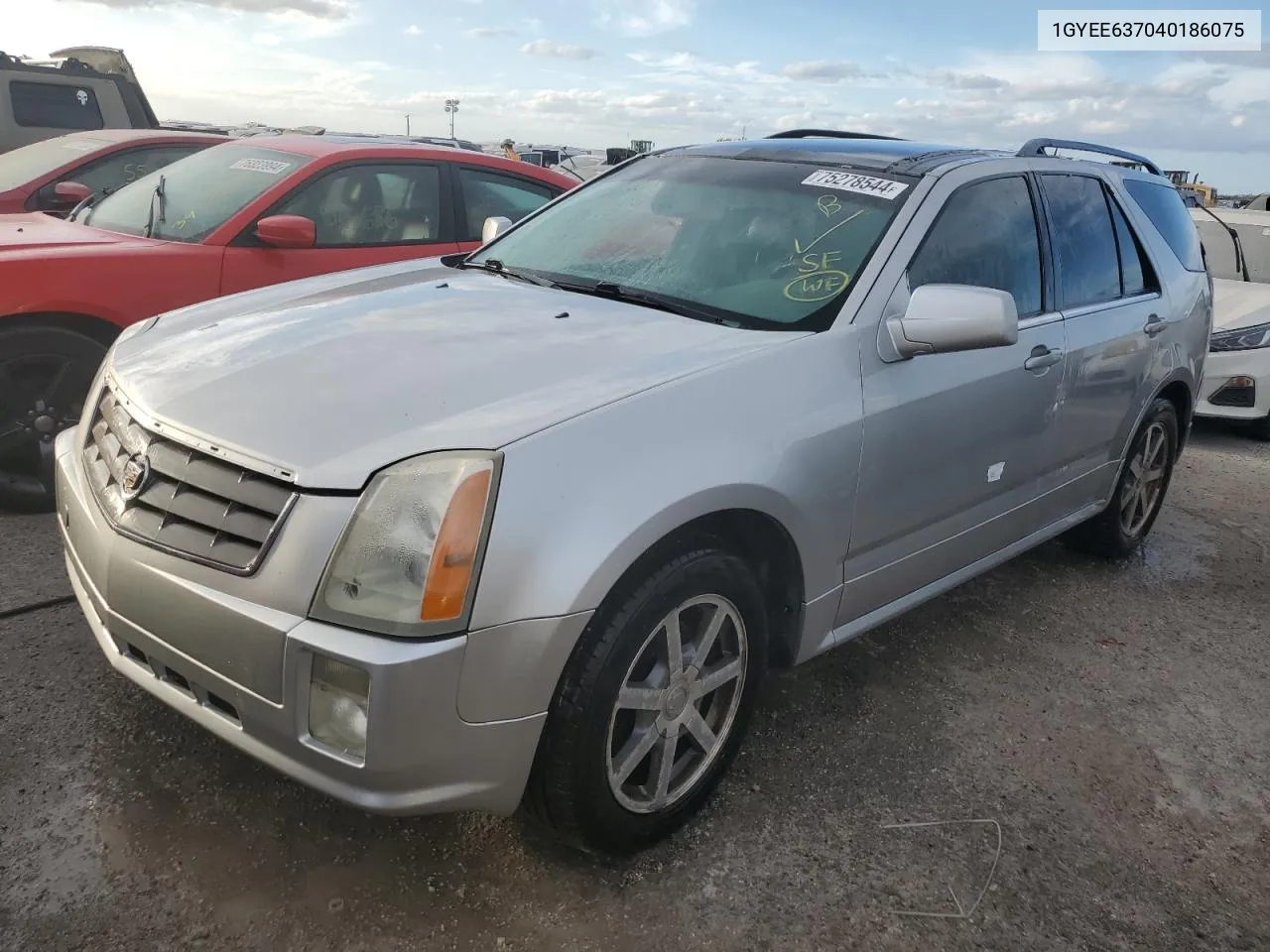 2004 Cadillac Srx VIN: 1GYEE637040186075 Lot: 75278544