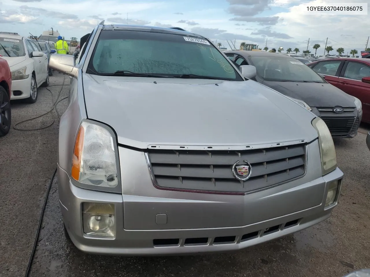 2004 Cadillac Srx VIN: 1GYEE637040186075 Lot: 75278544