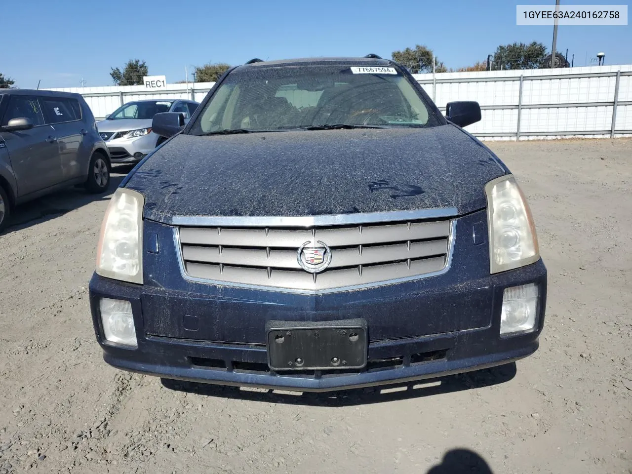 2004 Cadillac Srx VIN: 1GYEE63A240162758 Lot: 77667594