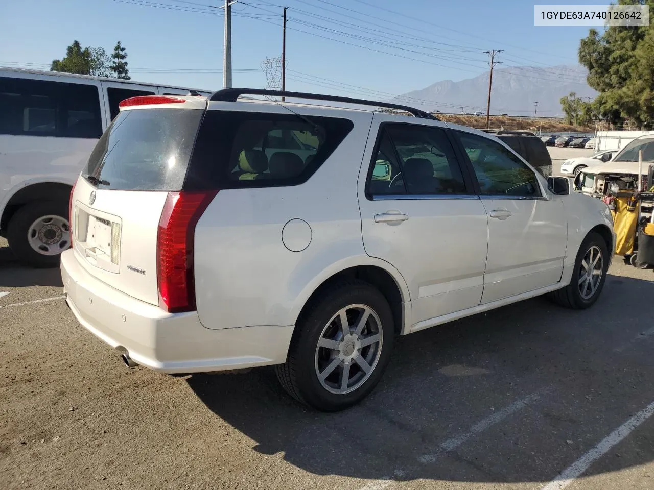 2004 Cadillac Srx VIN: 1GYDE63A740126642 Lot: 78077904