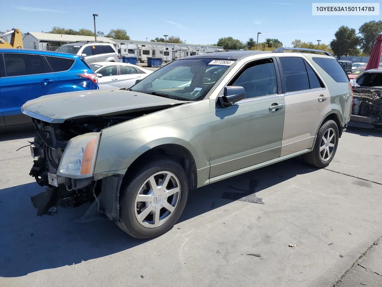 2005 Cadillac Srx VIN: 1GYEE63A150114783 Lot: 70772854