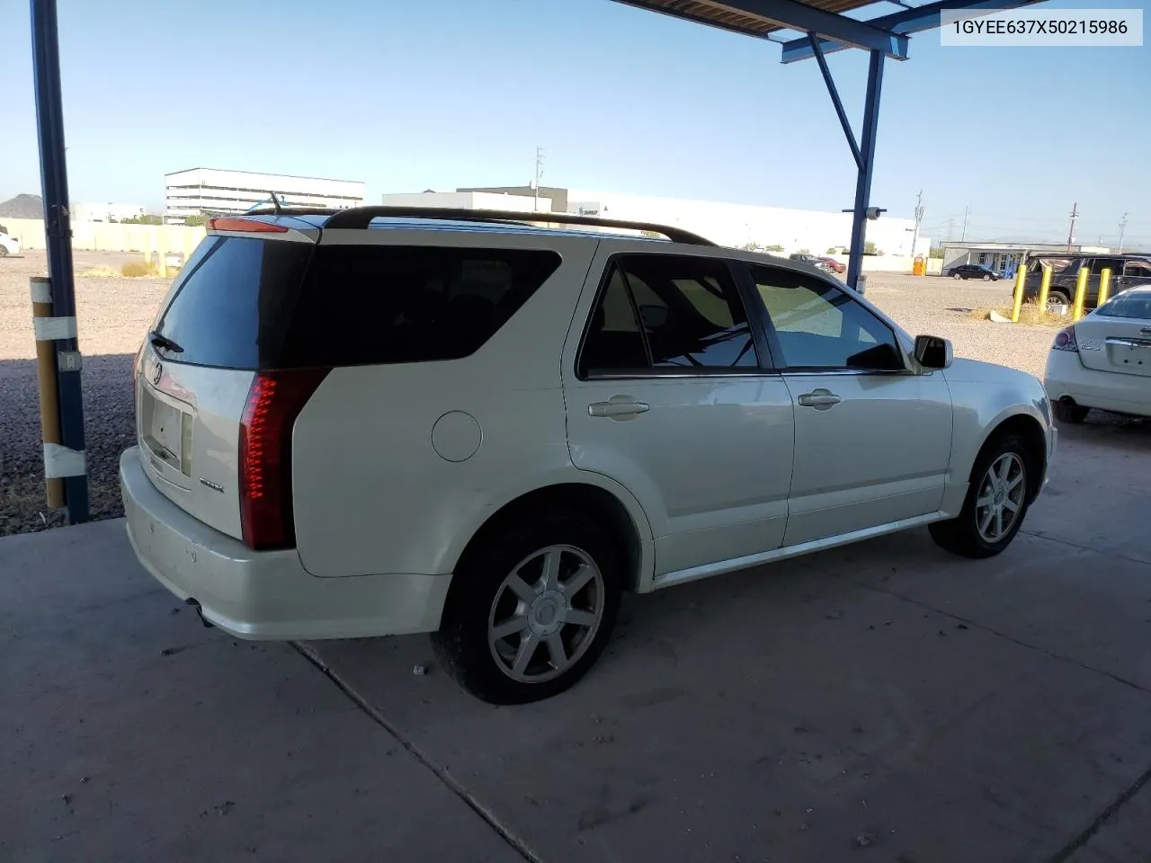 2005 Cadillac Srx VIN: 1GYEE637X50215986 Lot: 71291964