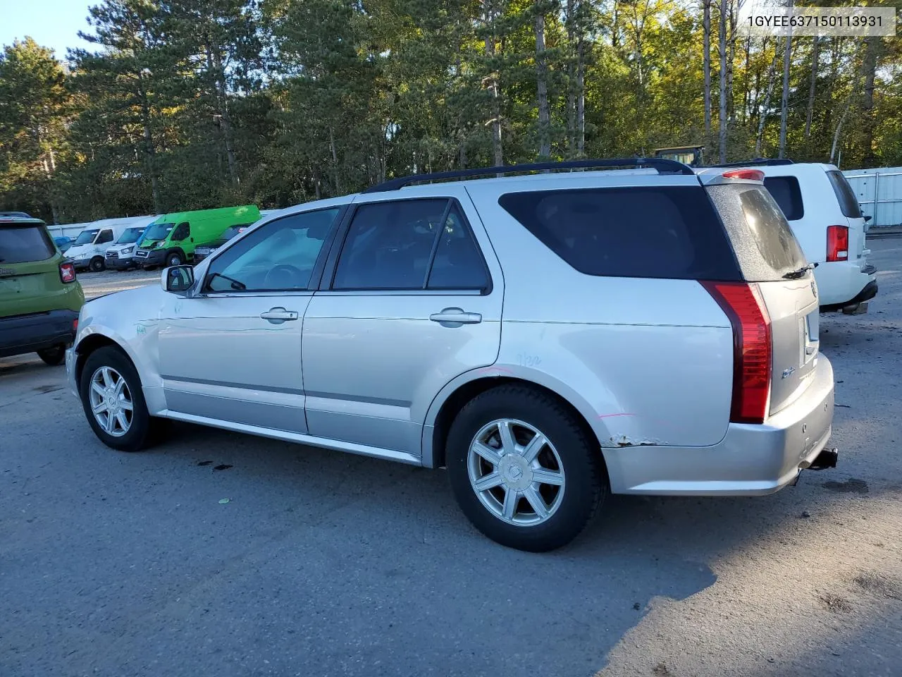 2005 Cadillac Srx VIN: 1GYEE637150113931 Lot: 74946654