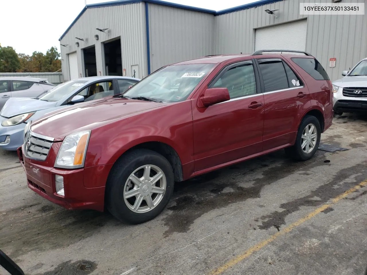 2005 Cadillac Srx VIN: 1GYEE637X50133451 Lot: 76030824