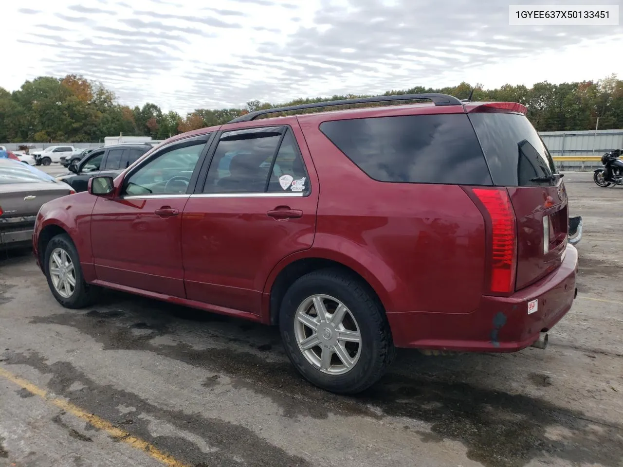 2005 Cadillac Srx VIN: 1GYEE637X50133451 Lot: 76030824