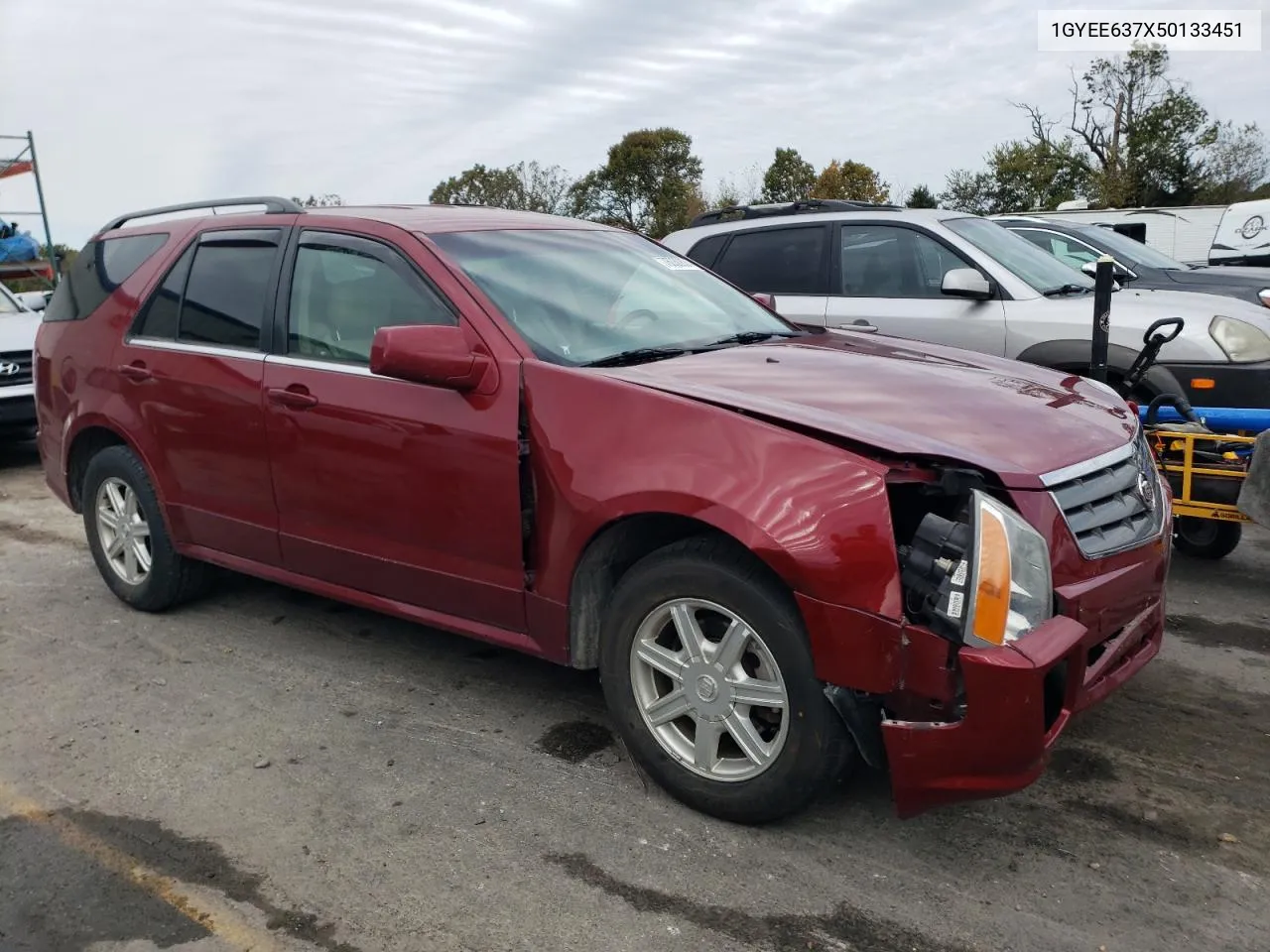 2005 Cadillac Srx VIN: 1GYEE637X50133451 Lot: 76030824