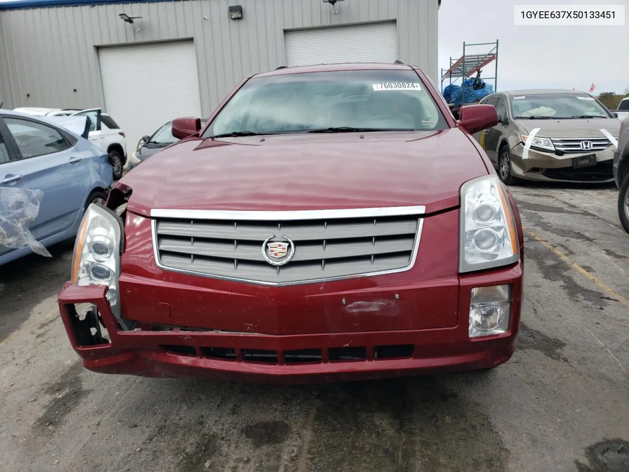 2005 Cadillac Srx VIN: 1GYEE637X50133451 Lot: 76030824