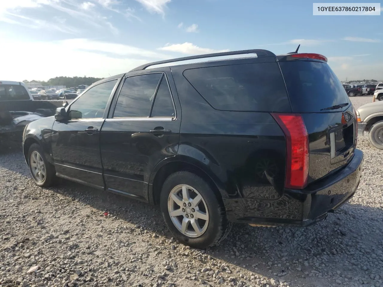 2006 Cadillac Srx VIN: 1GYEE637860217804 Lot: 66729954