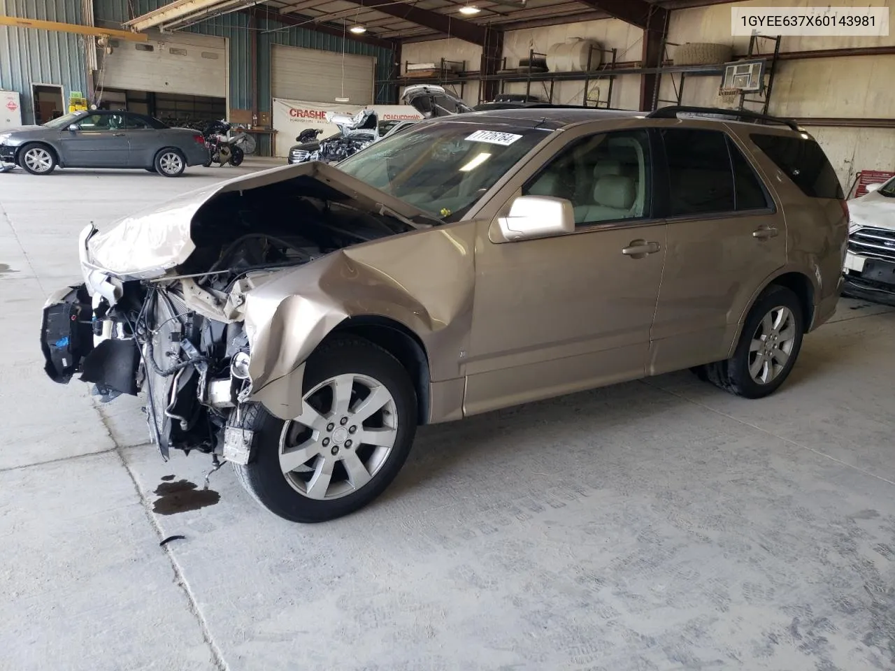 2006 Cadillac Srx VIN: 1GYEE637X60143981 Lot: 71726764