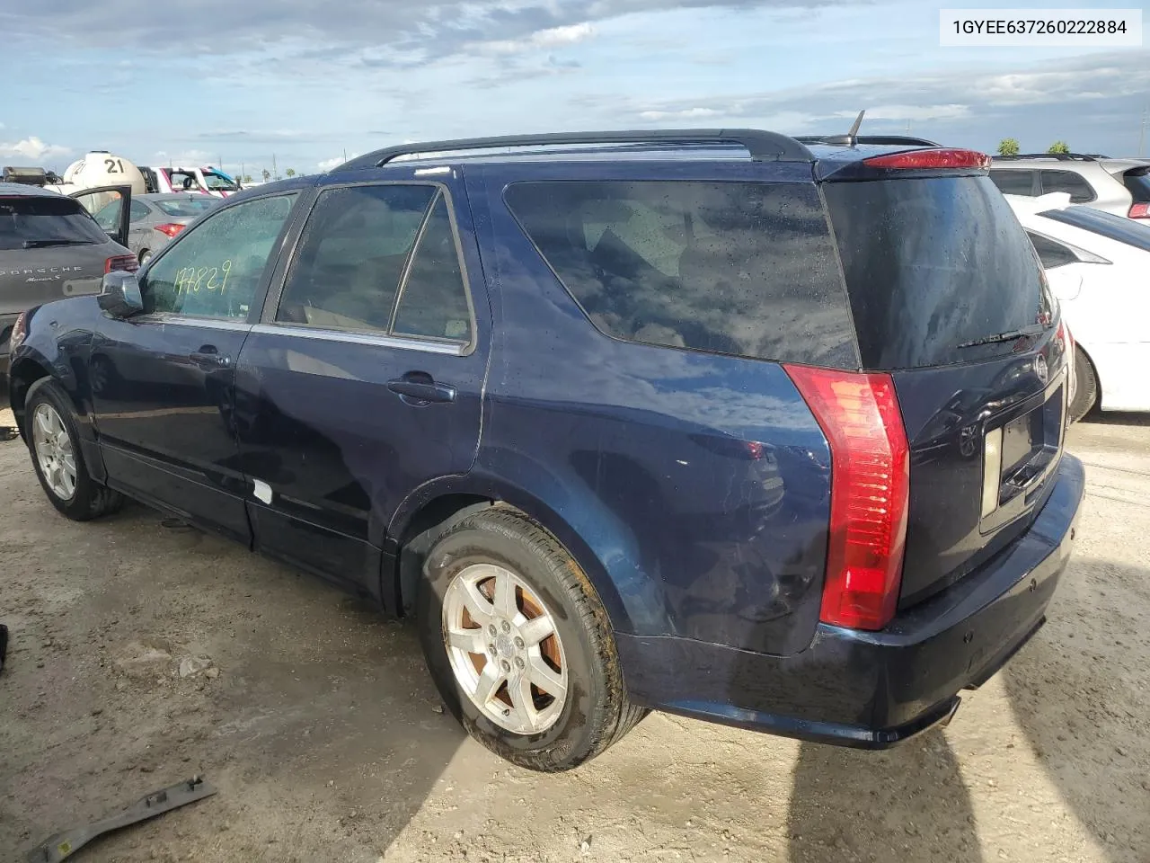 2006 Cadillac Srx VIN: 1GYEE637260222884 Lot: 74672394