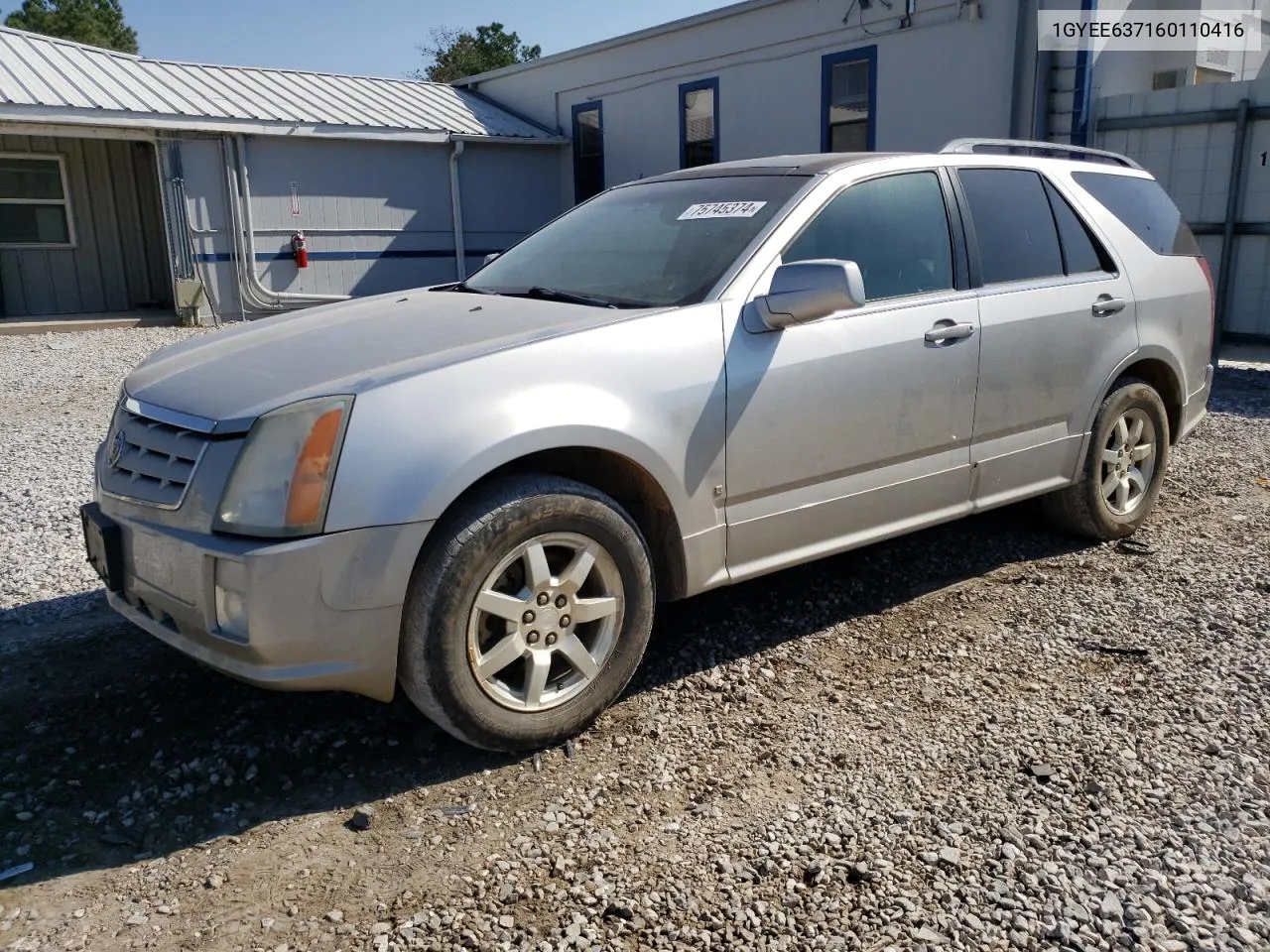 2006 Cadillac Srx VIN: 1GYEE637160110416 Lot: 75745374