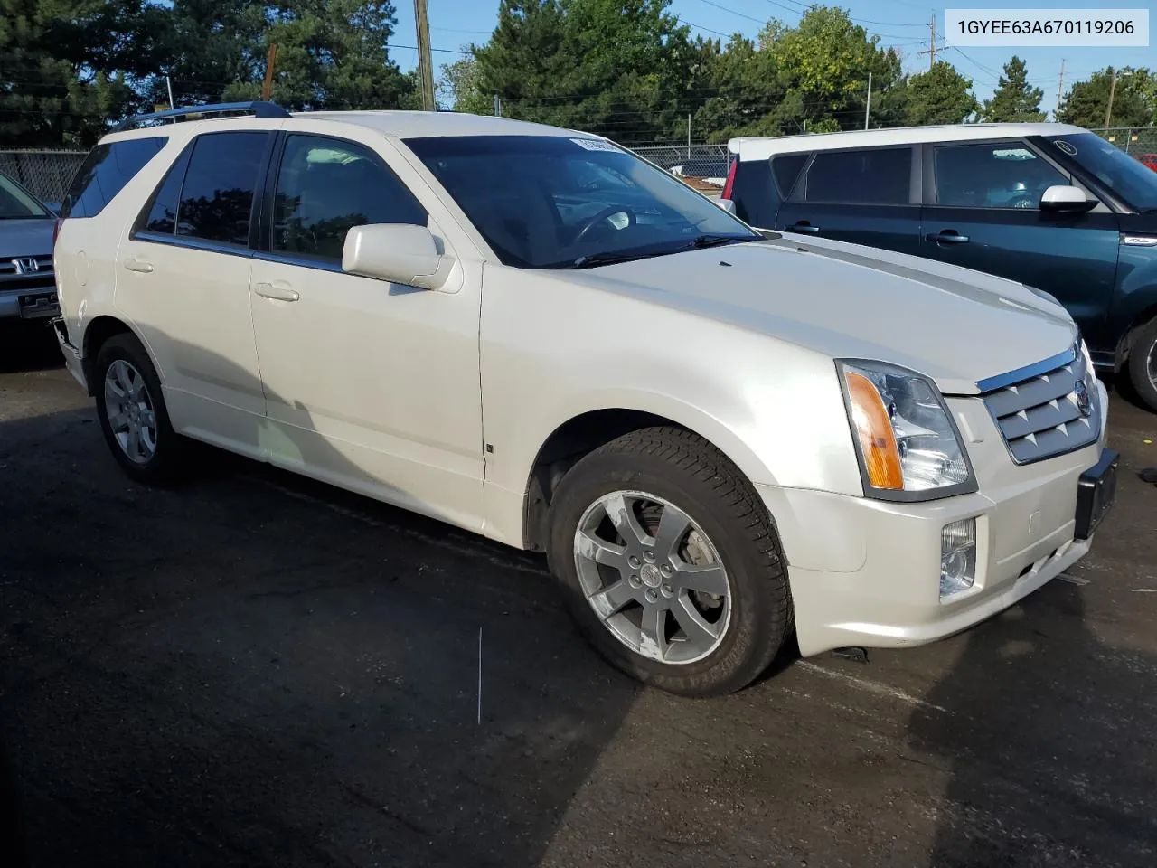 2007 Cadillac Srx VIN: 1GYEE63A670119206 Lot: 61869694