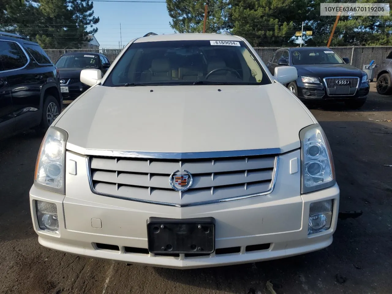 2007 Cadillac Srx VIN: 1GYEE63A670119206 Lot: 61869694