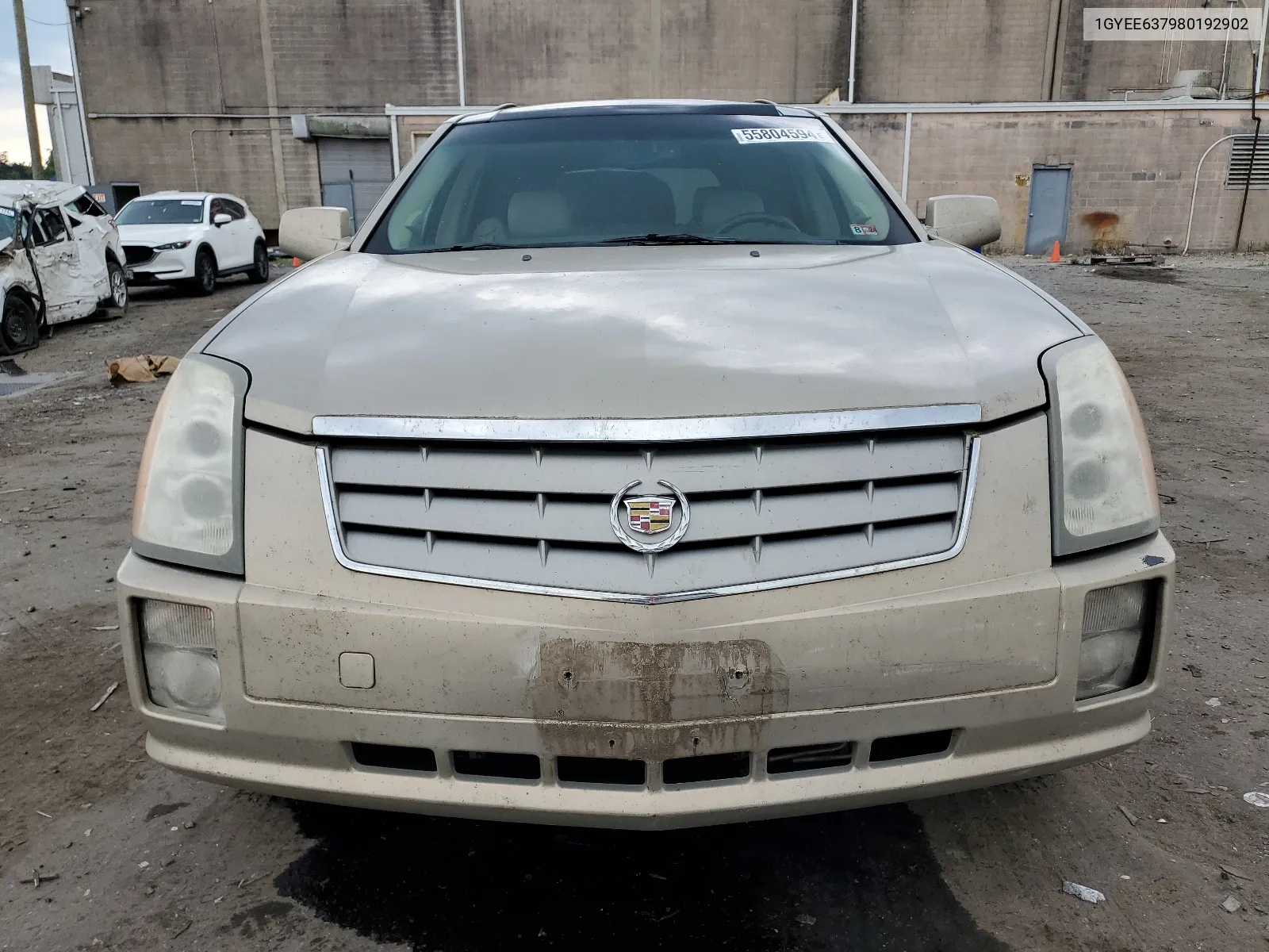 2008 Cadillac Srx VIN: 1GYEE637980192902 Lot: 55804594