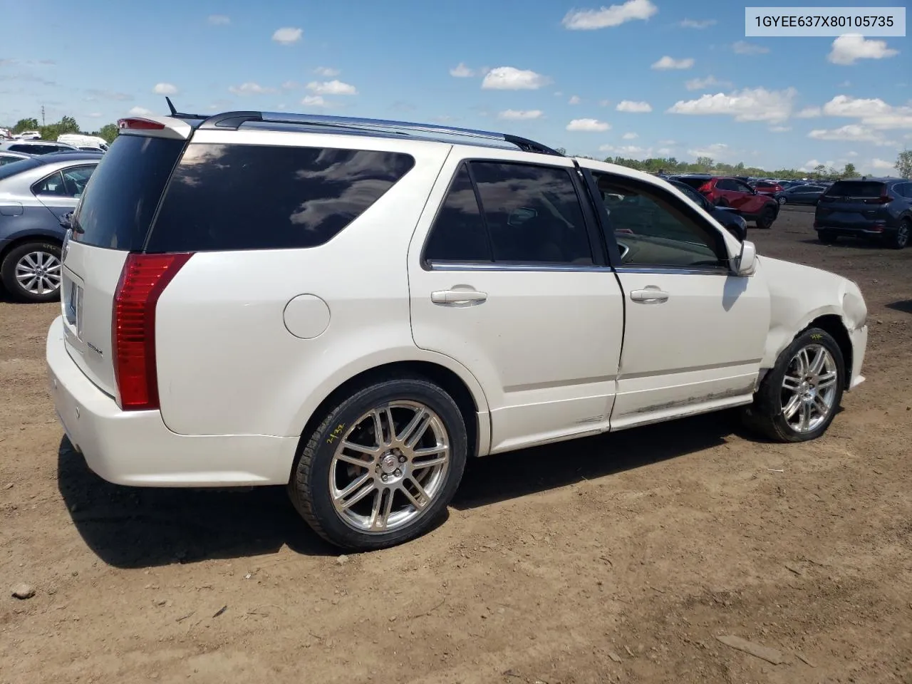 2008 Cadillac Srx VIN: 1GYEE637X80105735 Lot: 55812464