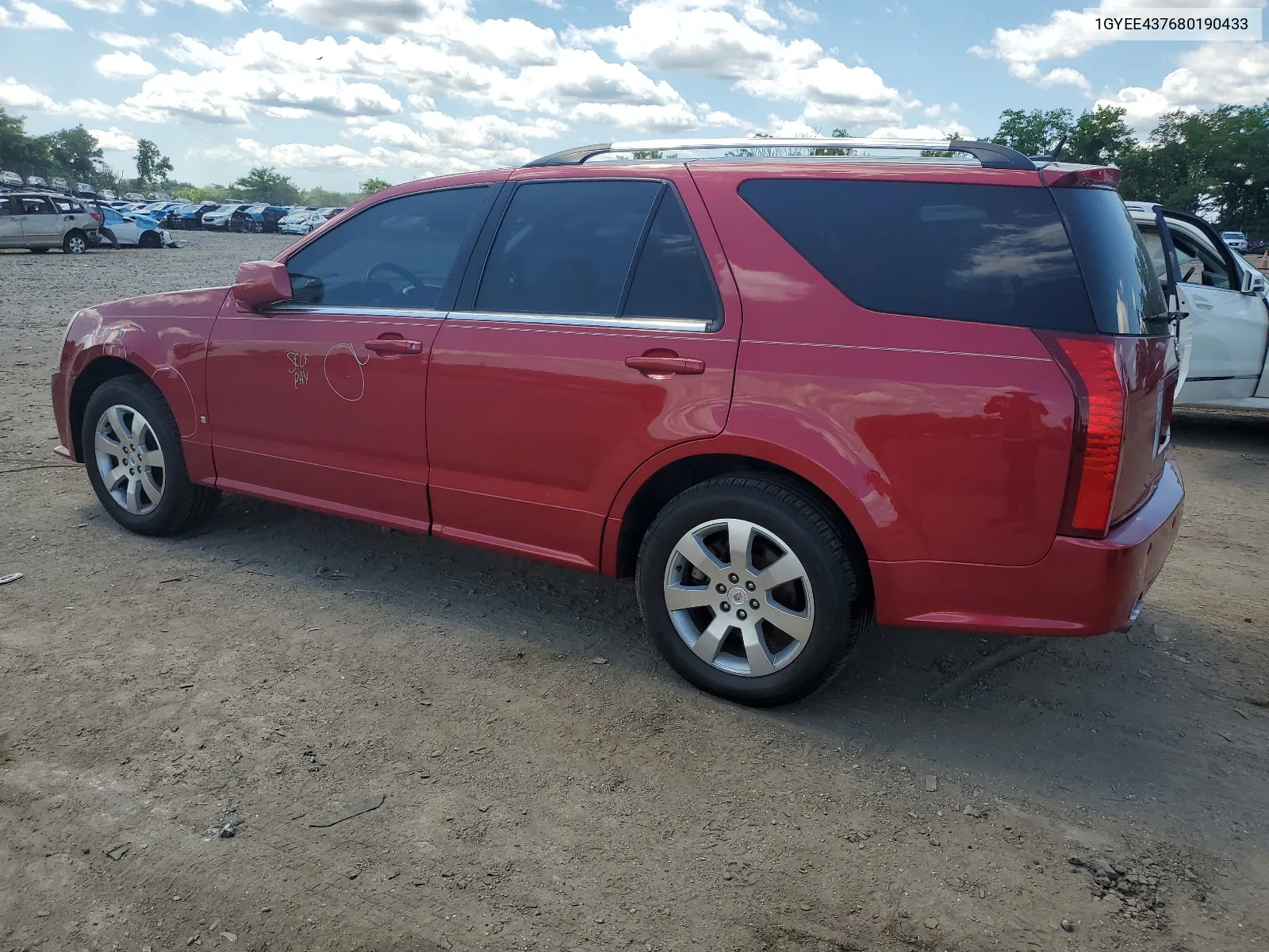 1GYEE437680190433 2008 Cadillac Srx