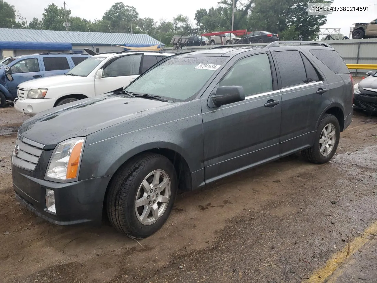 2008 Cadillac Srx VIN: 1GYEE437380214591 Lot: 57041984