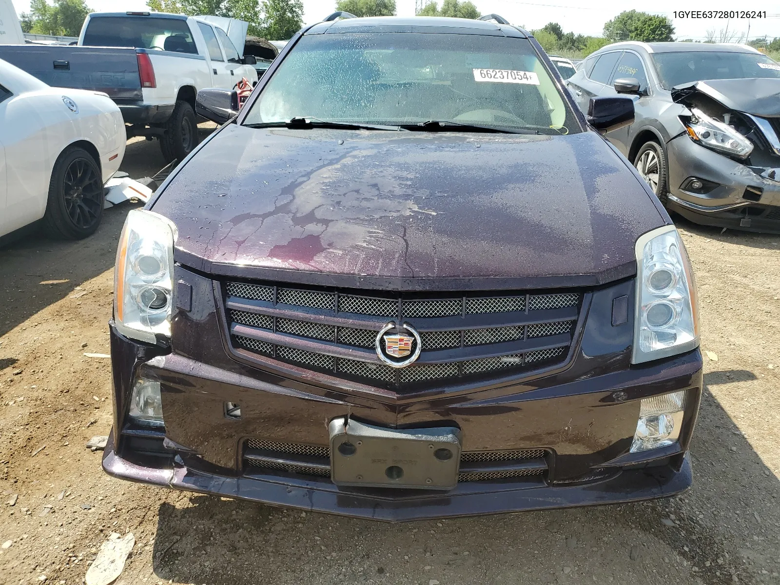 2008 Cadillac Srx VIN: 1GYEE637280126241 Lot: 66237054