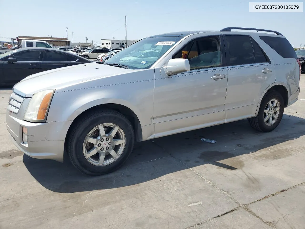 2008 Cadillac Srx VIN: 1GYEE637280105079 Lot: 68933574