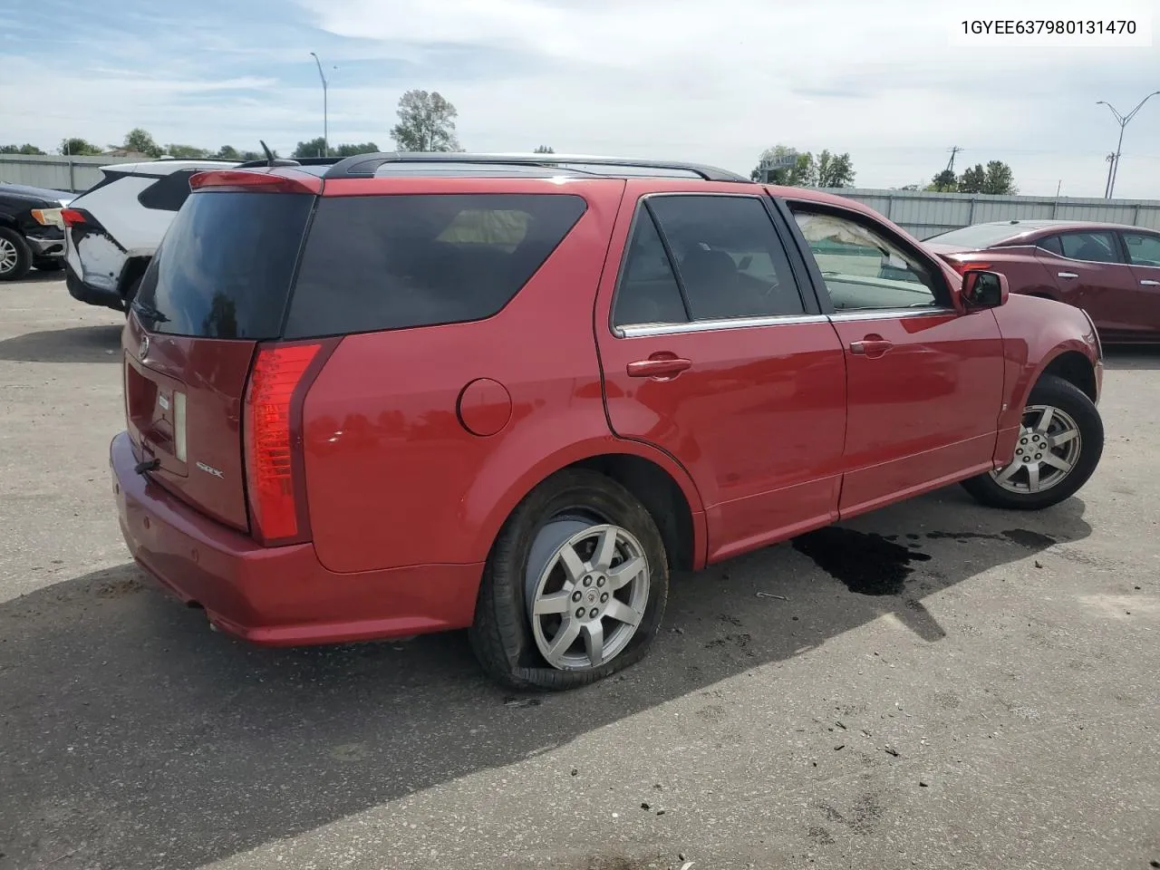 2008 Cadillac Srx VIN: 1GYEE637980131470 Lot: 71093944