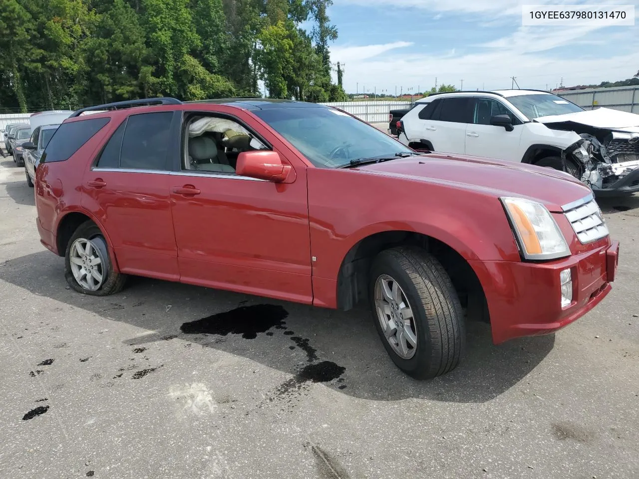 2008 Cadillac Srx VIN: 1GYEE637980131470 Lot: 71093944