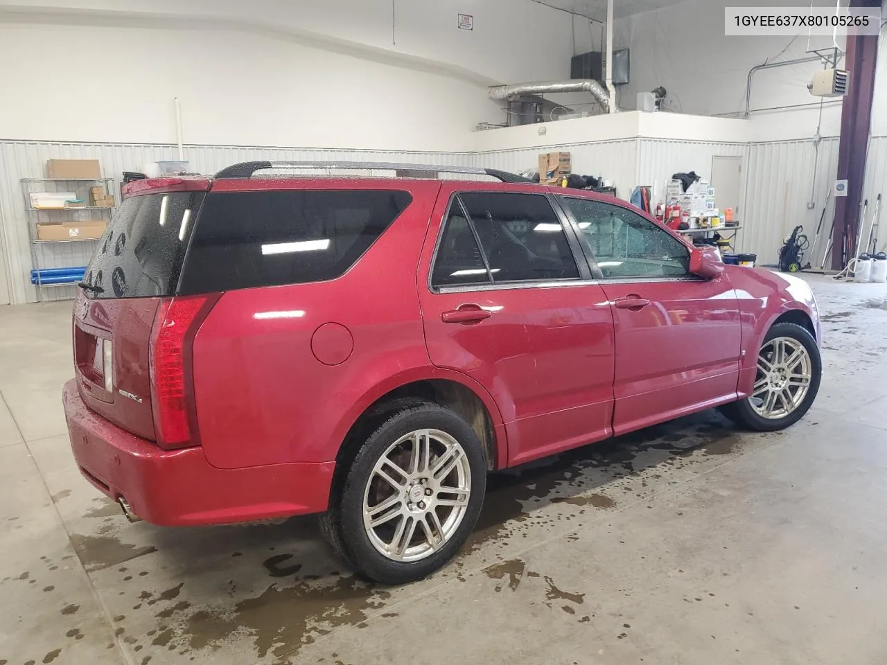 2008 Cadillac Srx VIN: 1GYEE637X80105265 Lot: 71667164