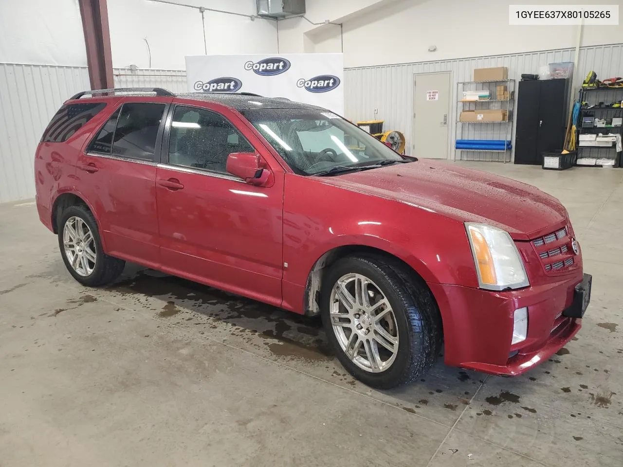 1GYEE637X80105265 2008 Cadillac Srx