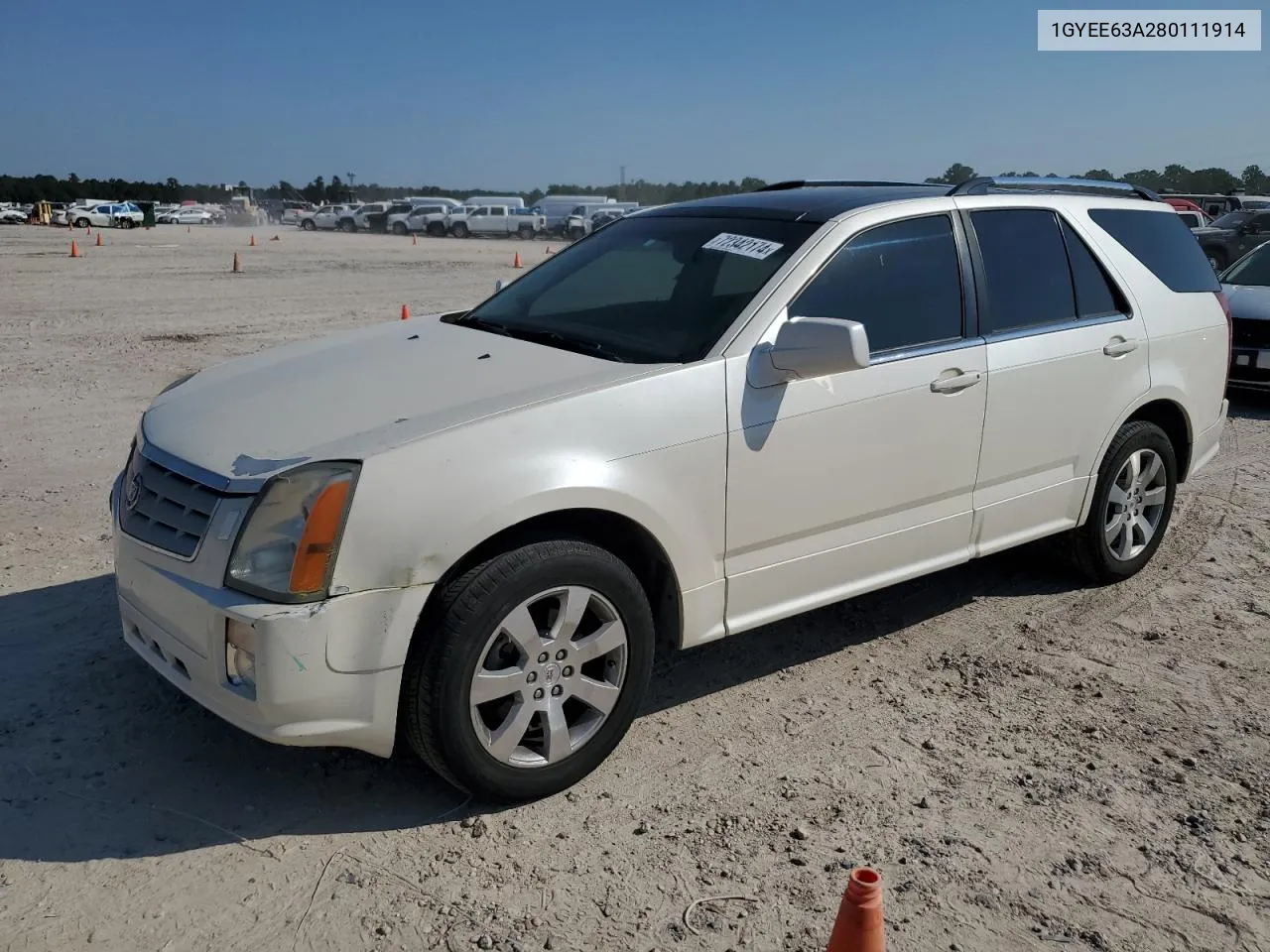 2008 Cadillac Srx VIN: 1GYEE63A280111914 Lot: 72342174