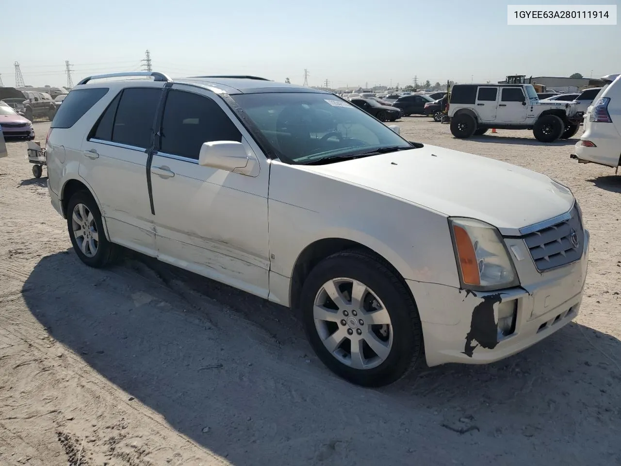 2008 Cadillac Srx VIN: 1GYEE63A280111914 Lot: 72342174