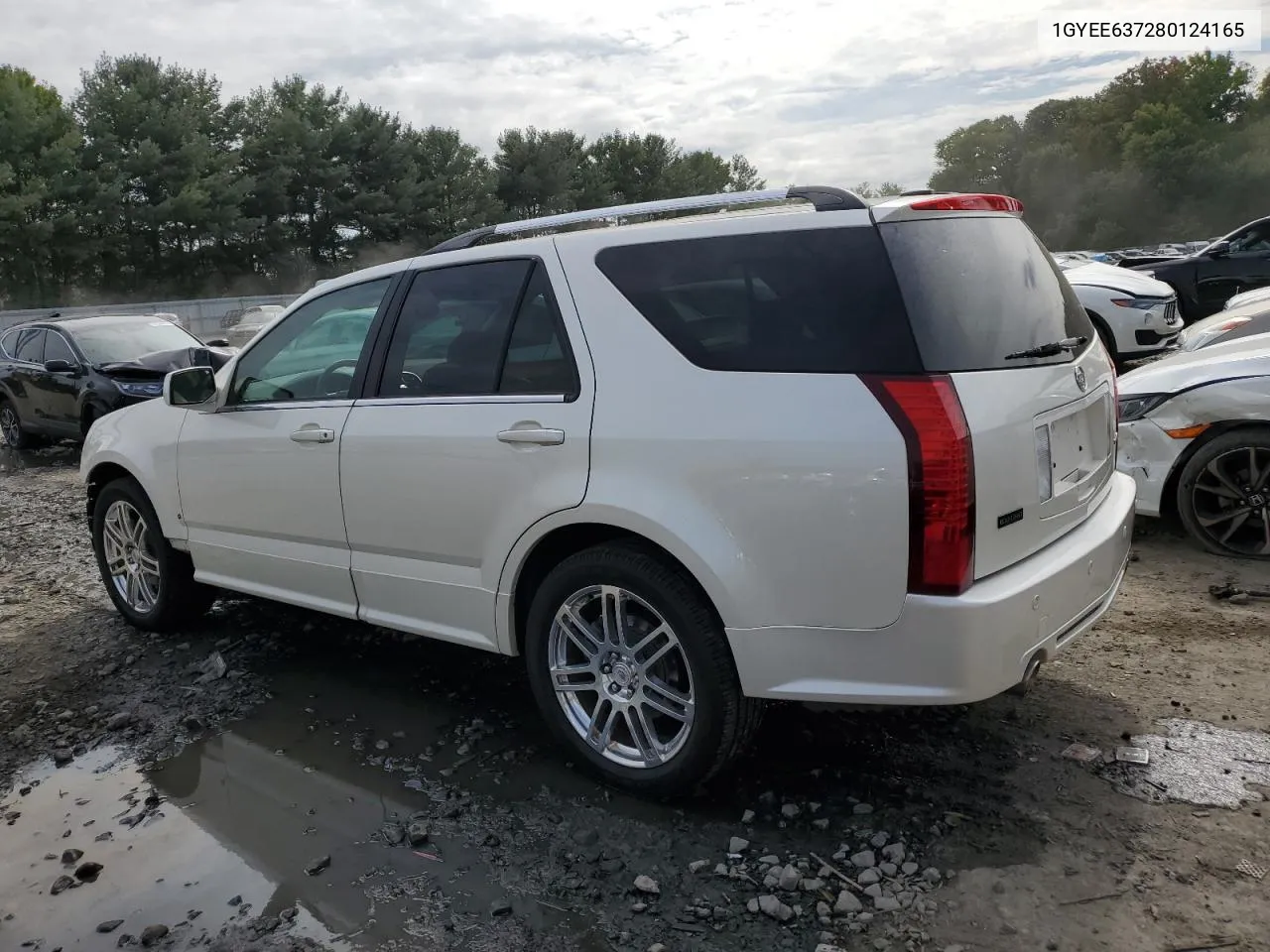 2008 Cadillac Srx VIN: 1GYEE637280124165 Lot: 72422294