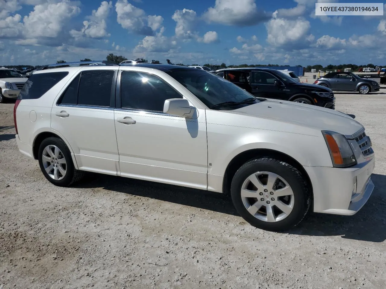 2008 Cadillac Srx VIN: 1GYEE437380194634 Lot: 73859244