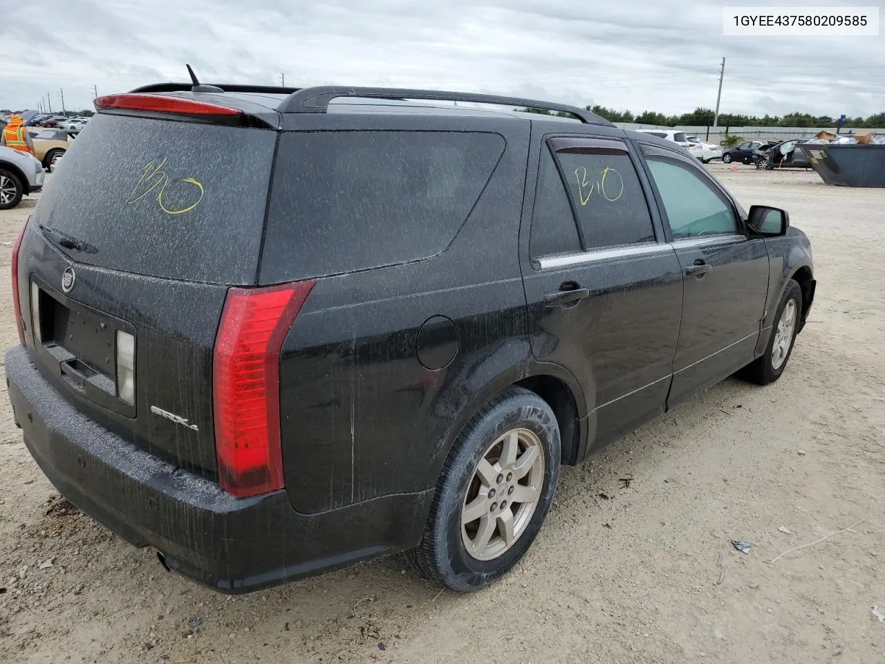 2008 Cadillac Srx VIN: 1GYEE437580209585 Lot: 73955314