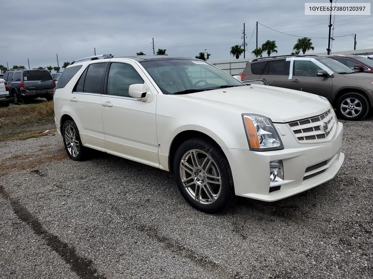 2008 Cadillac Srx VIN: 1GYEE637380120397 Lot: 74518314