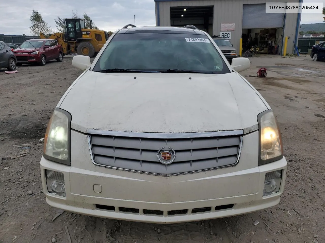 2008 Cadillac Srx VIN: 1GYEE437880205434 Lot: 74892454