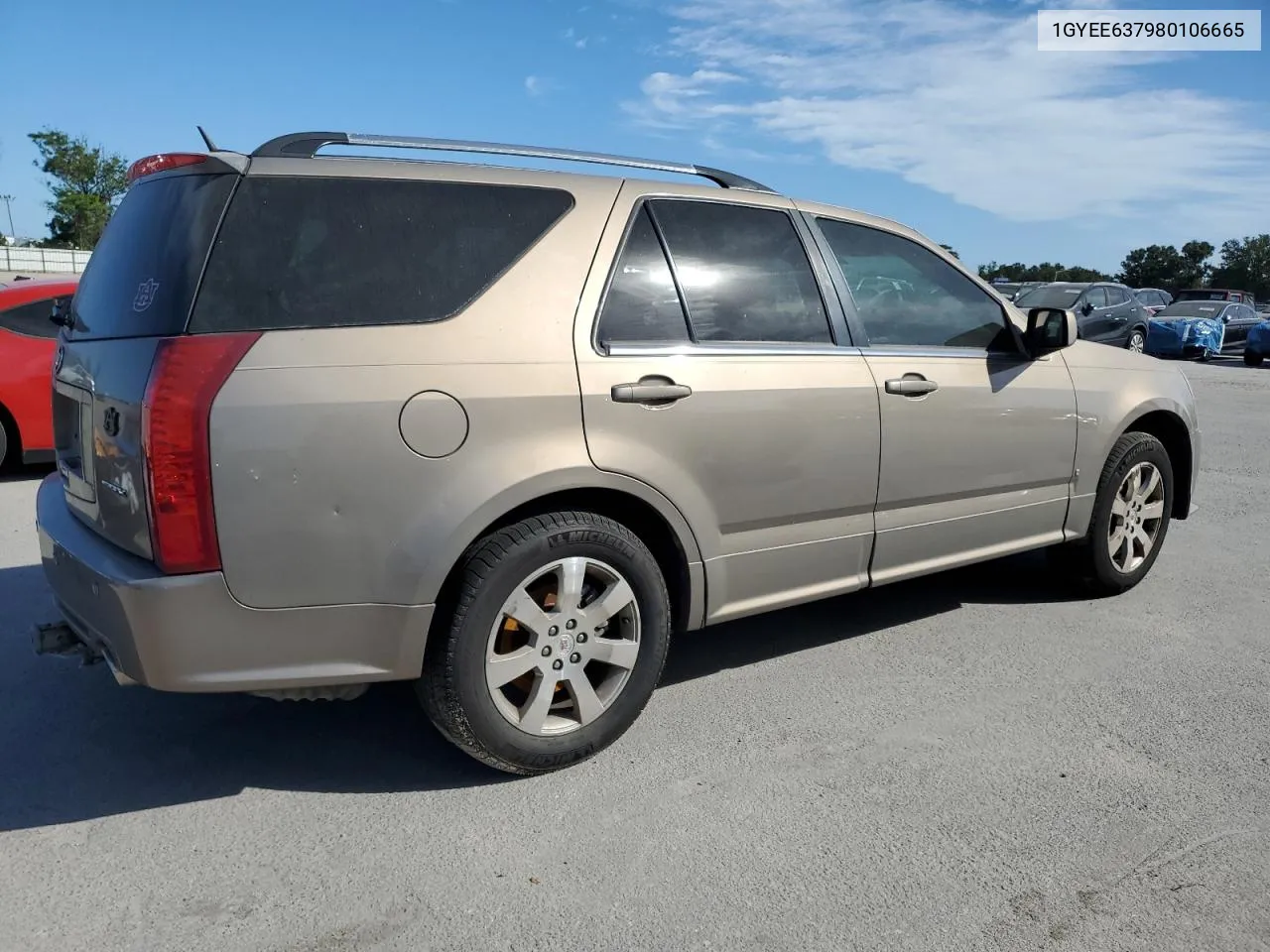 2008 Cadillac Srx VIN: 1GYEE637980106665 Lot: 75984694