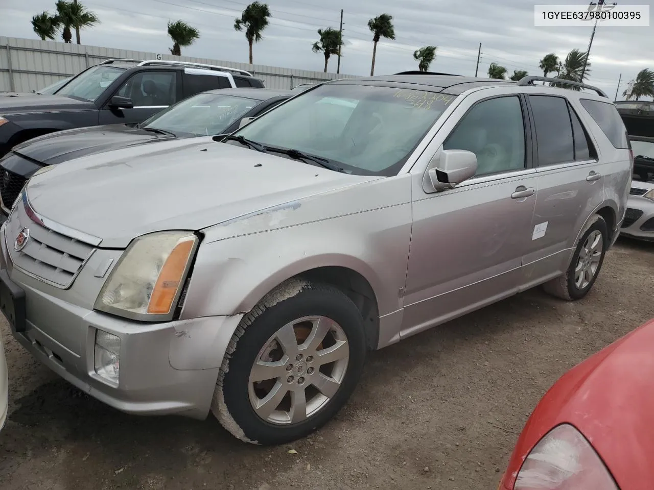 2008 Cadillac Srx VIN: 1GYEE637980100395 Lot: 76862204