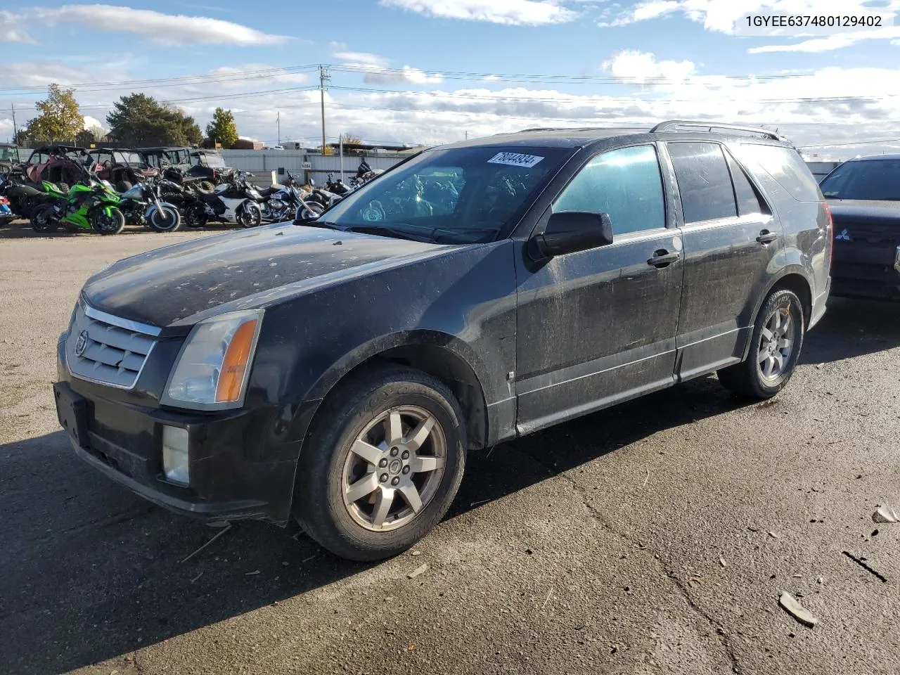 2008 Cadillac Srx VIN: 1GYEE637480129402 Lot: 78044934