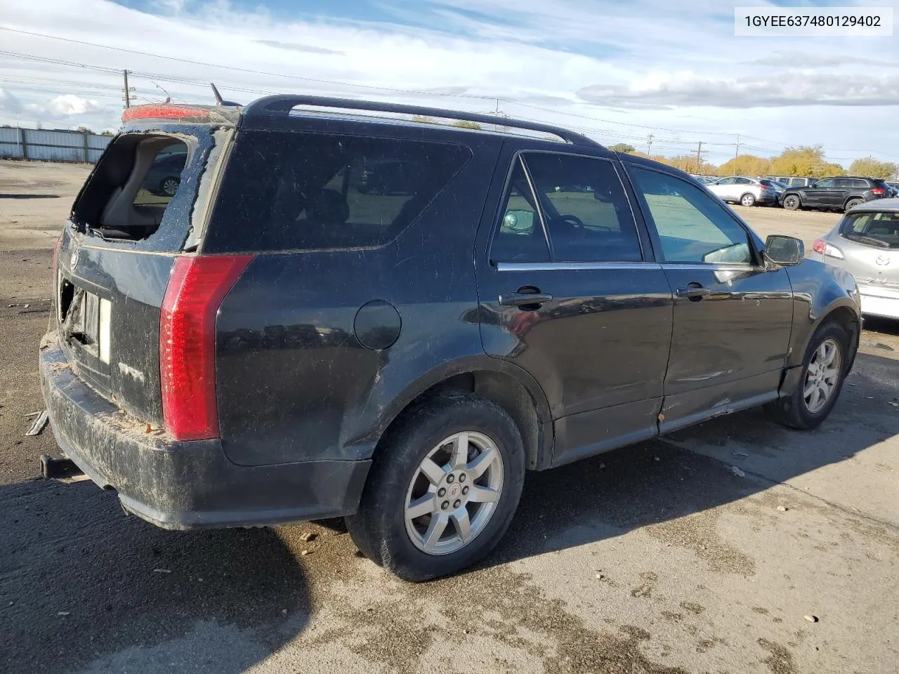 2008 Cadillac Srx VIN: 1GYEE637480129402 Lot: 78044934