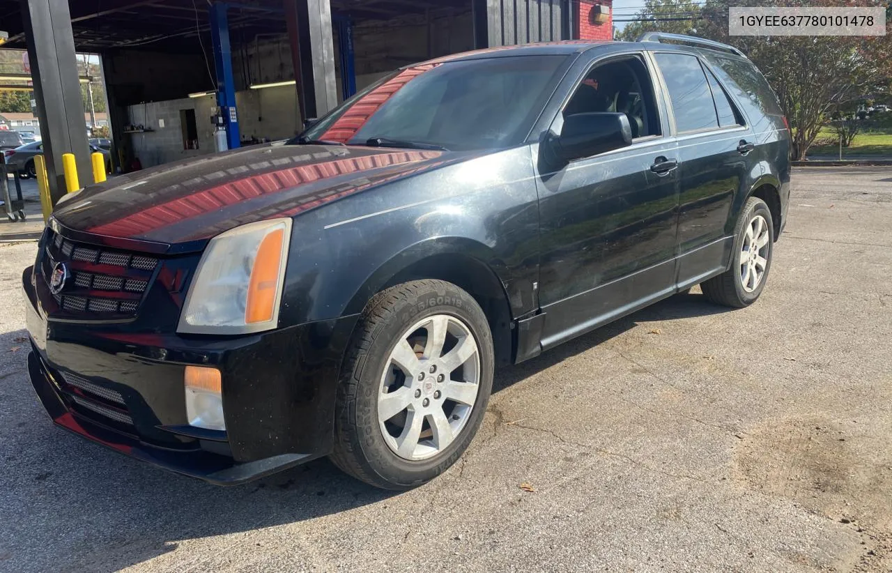 2008 Cadillac Srx VIN: 1GYEE637780101478 Lot: 79545394