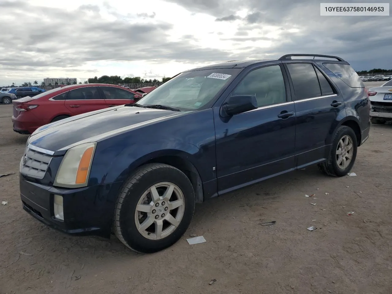 2008 Cadillac Srx VIN: 1GYEE637580146953 Lot: 80388634