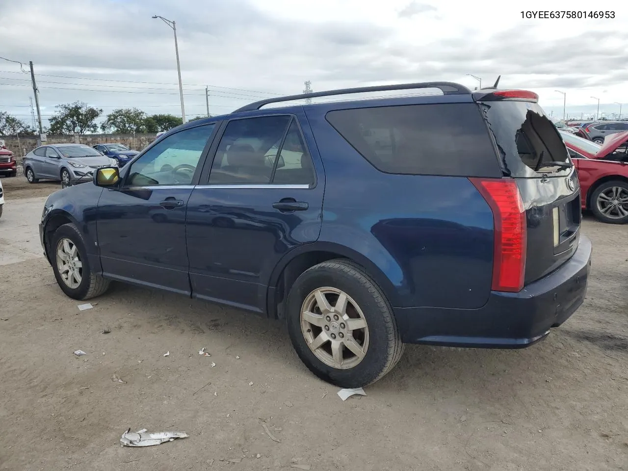 2008 Cadillac Srx VIN: 1GYEE637580146953 Lot: 80388634