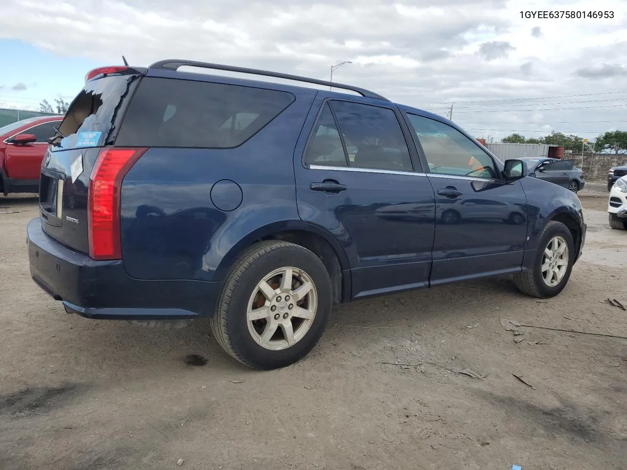 2008 Cadillac Srx VIN: 1GYEE637580146953 Lot: 80388634