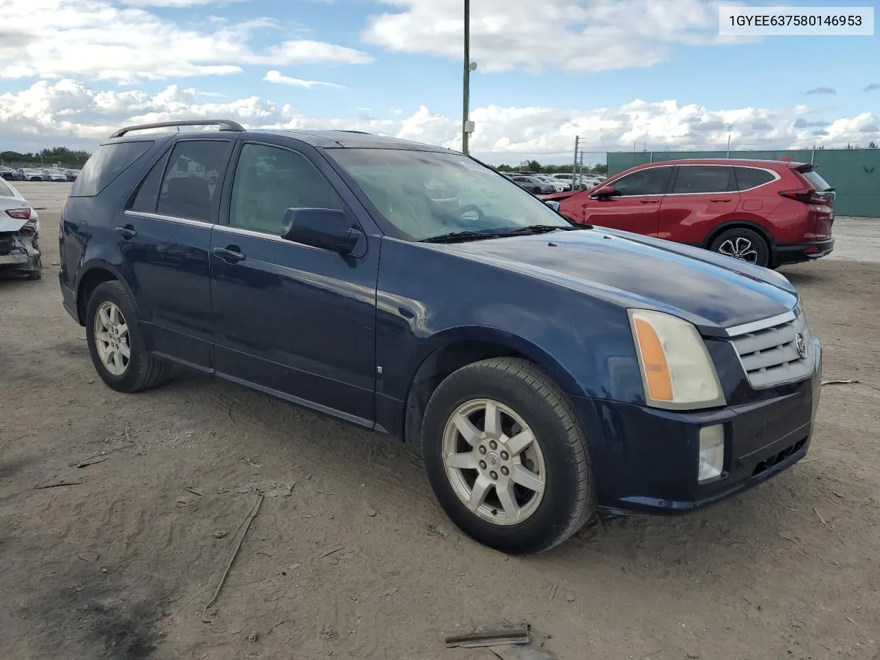 2008 Cadillac Srx VIN: 1GYEE637580146953 Lot: 80388634