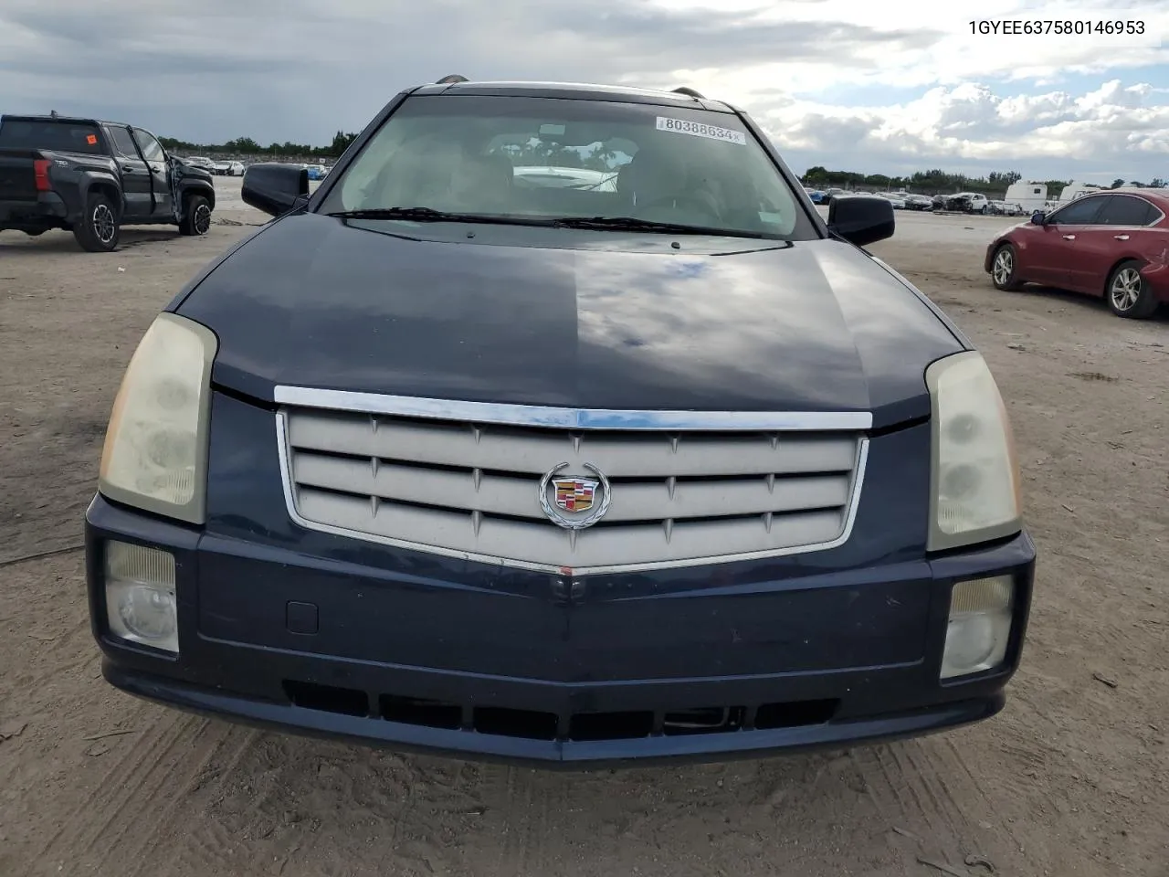 2008 Cadillac Srx VIN: 1GYEE637580146953 Lot: 80388634