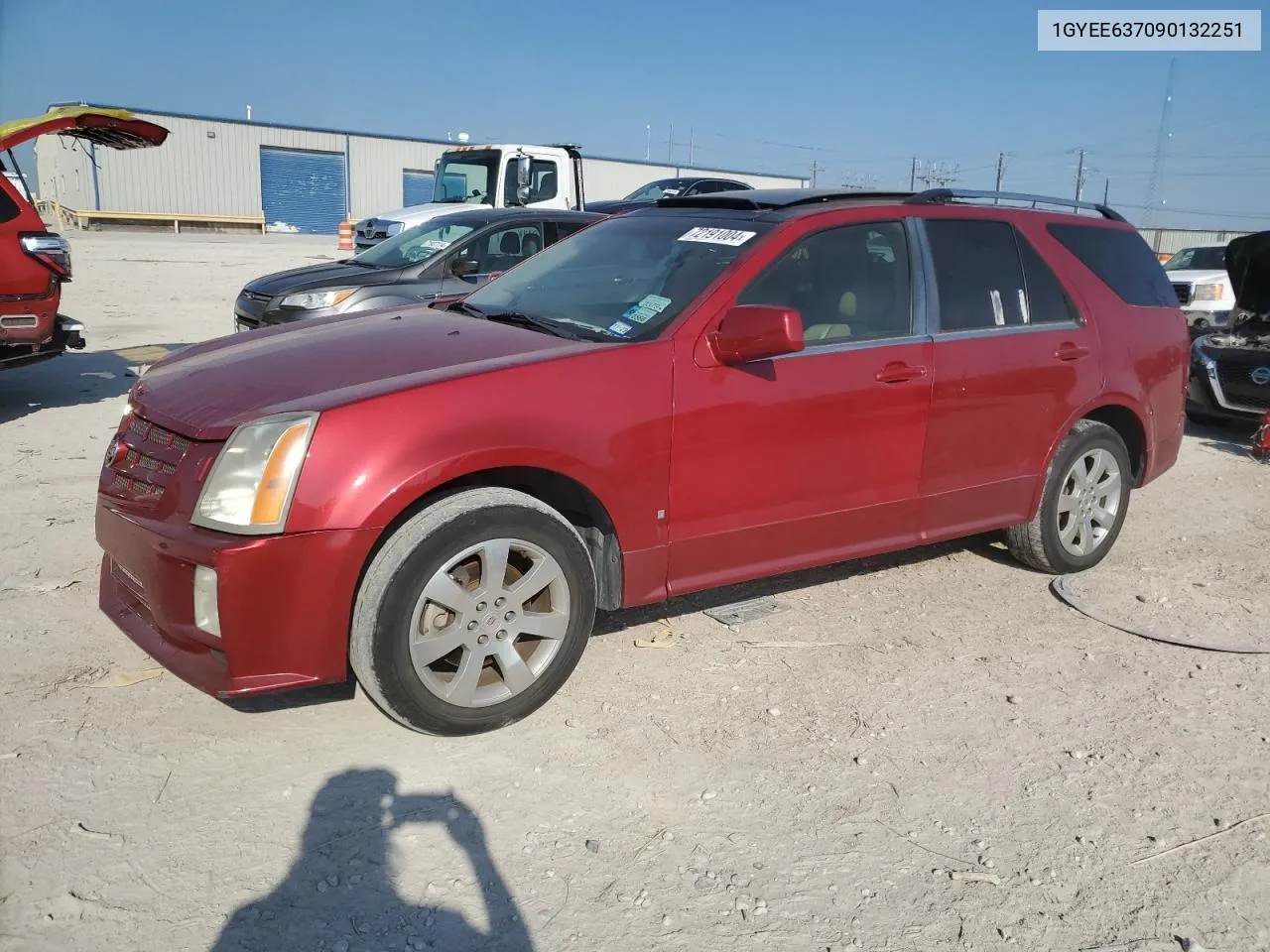 2009 Cadillac Srx VIN: 1GYEE637090132251 Lot: 72191004