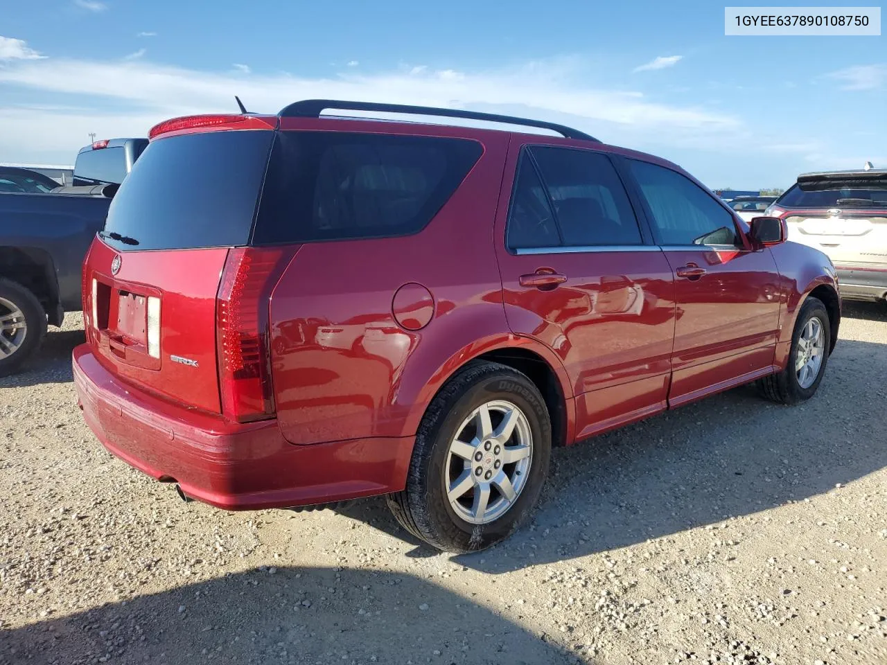 2009 Cadillac Srx VIN: 1GYEE637890108750 Lot: 74232784