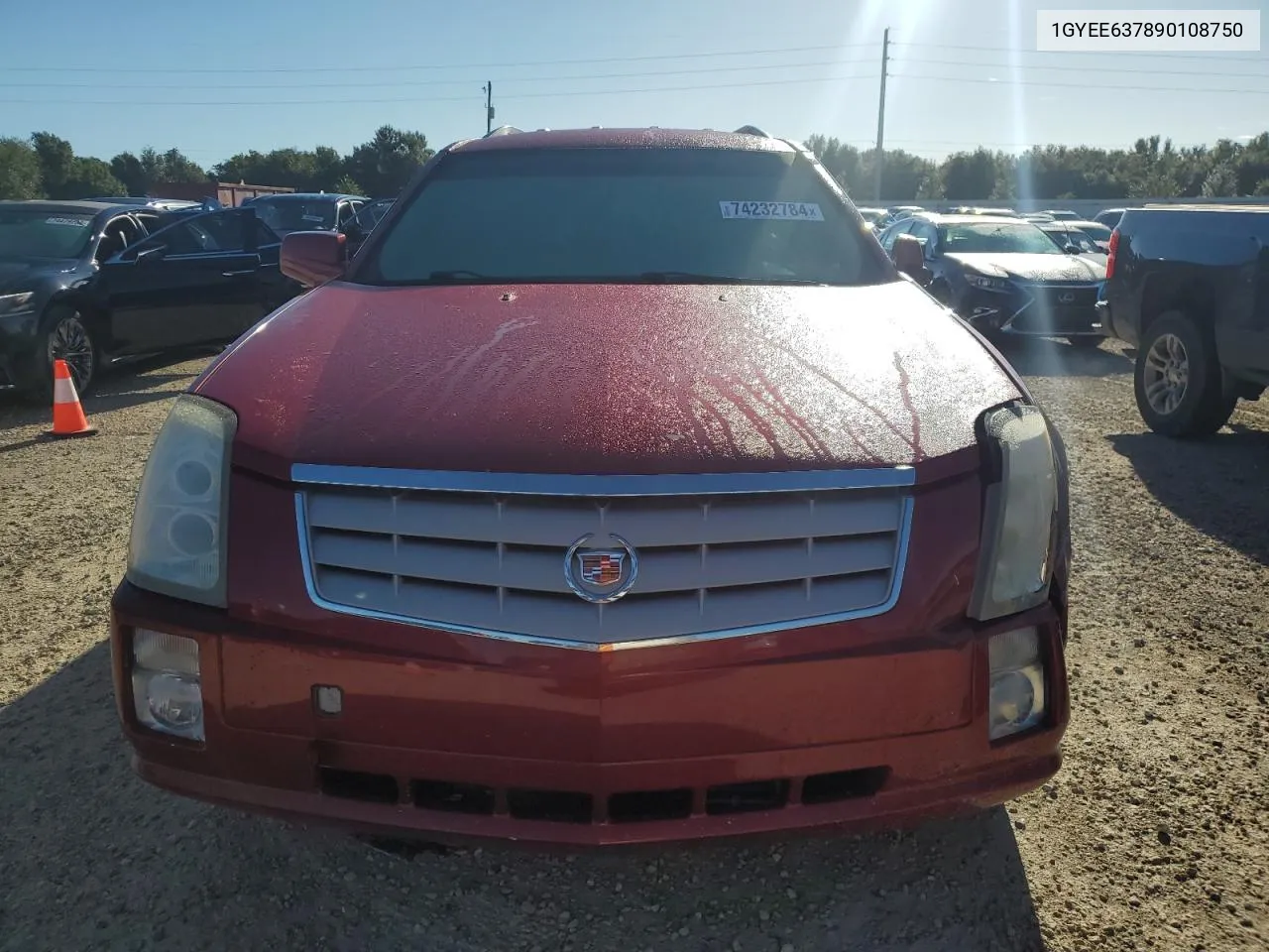 2009 Cadillac Srx VIN: 1GYEE637890108750 Lot: 74232784