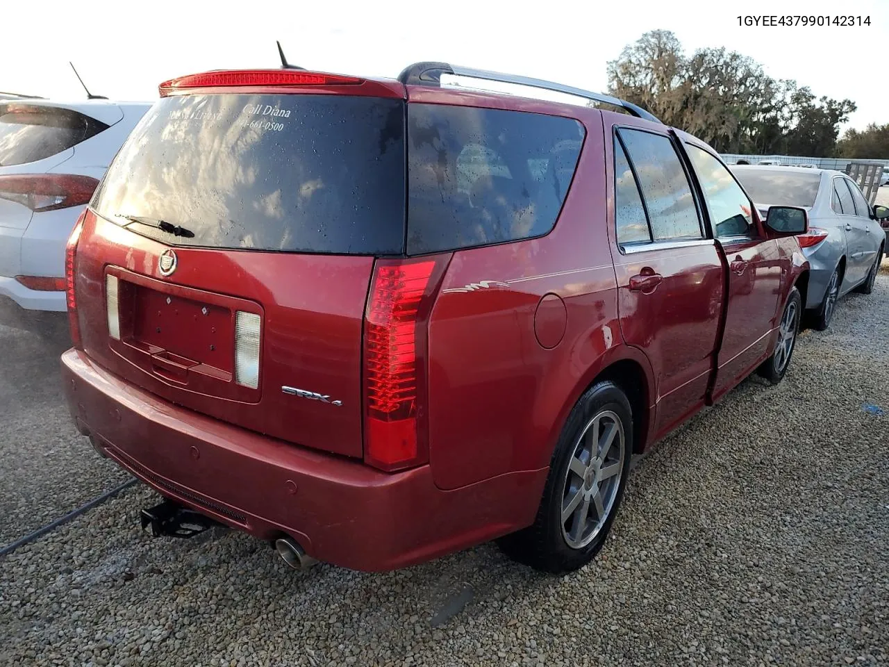 2009 Cadillac Srx VIN: 1GYEE437990142314 Lot: 74534004