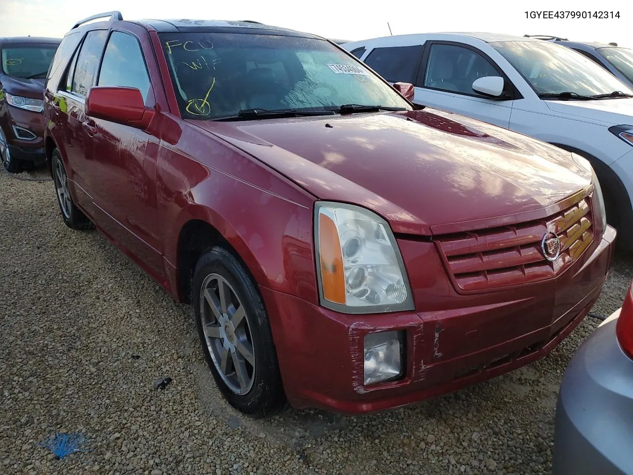 2009 Cadillac Srx VIN: 1GYEE437990142314 Lot: 74534004