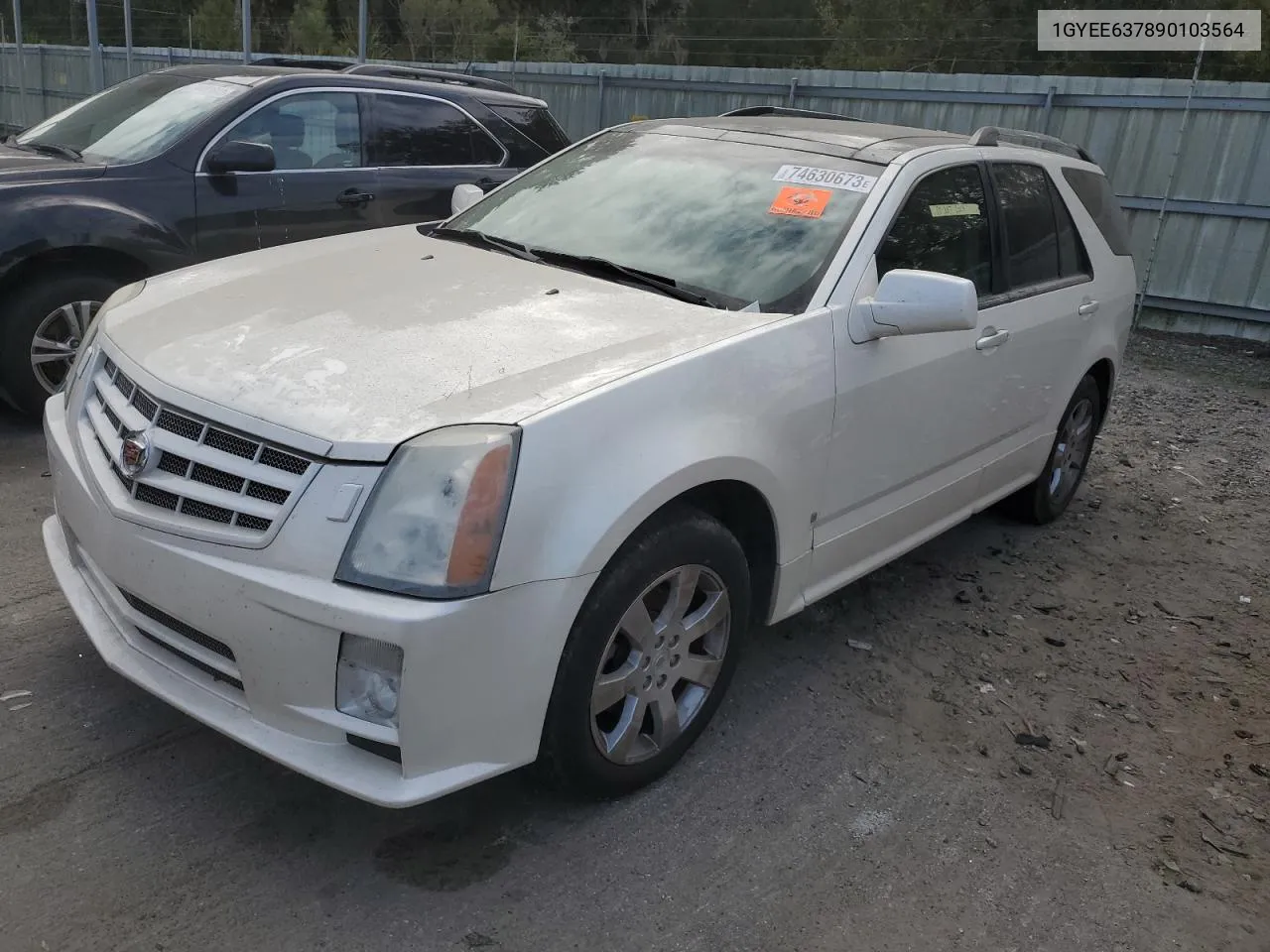 2009 Cadillac Srx VIN: 1GYEE637890103564 Lot: 74630673